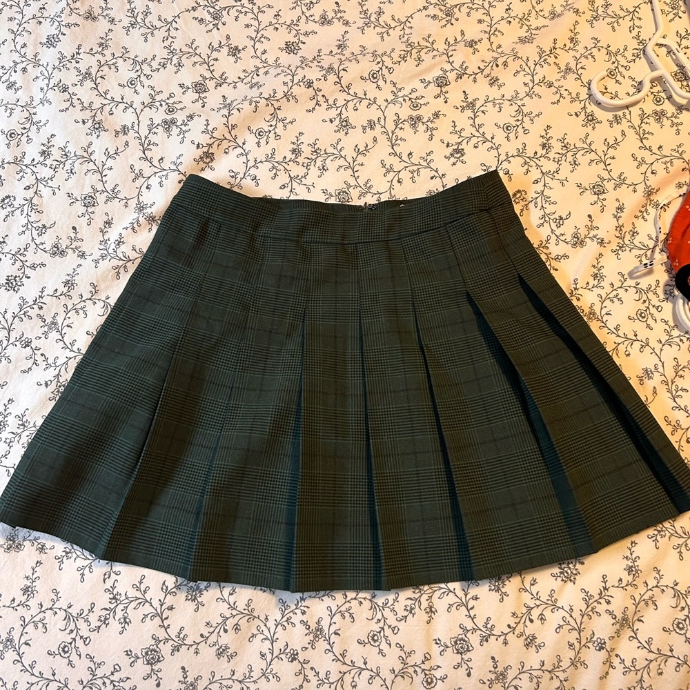 Green Plaid Sunday Best Skirt
